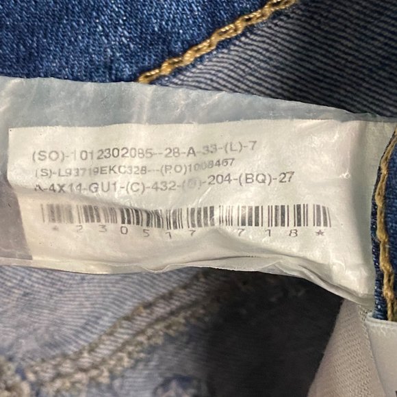 Silver Jeans Womens 28x33 Suki Bootcut Embroidered Mid Rise Stretch Dark‎ Wash - Picture 12 of 14